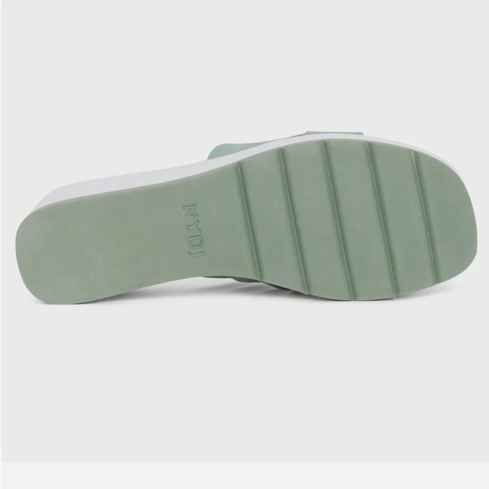 NIB NYDJ Women's Reesie Wedge Sandal Jade Sz 6
